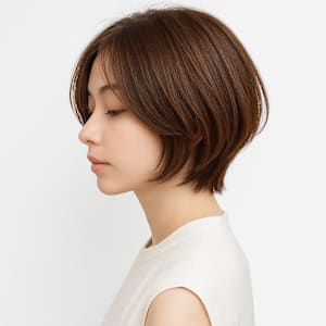 エアリーショートボブ