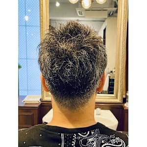 【40代 男性】ロンドンソフモヒツーブロ（大宮/バーバー）