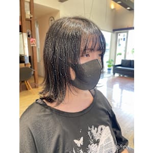 ボブ顔まわりレイヤー