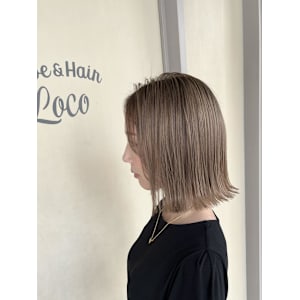 ミルクティーグレージュ - Love&Hair Loco【ラブアンドヘアーロコ】掲載中