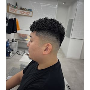 朝の時短パーマ