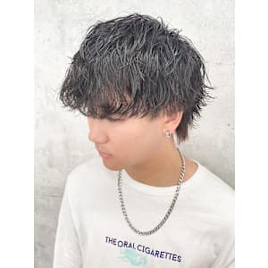 メンズ無造作パーマ