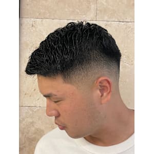 スキンフェード×濡れパン