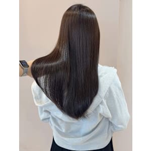 ダークグレージュ 透明感カラー 艶髪 艶トリートメント