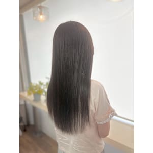 劇的カラーチェンジ！超ロングストレート