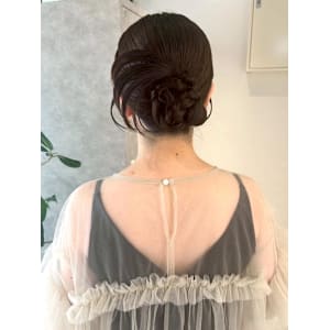[nanaka]カチモリヘア/タイトアレンジ/お呼ばれヘア