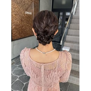 ケイ＊シニョン　ヘアセット　お呼ばれヘア