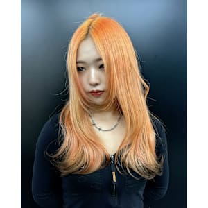 オレンジカラー　デザインカラー　ハイトーン　表参道/原宿 - Null 表参道本店 デザインカラー/ダブルカラー【ヌル】掲載中