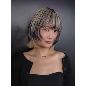 アンブレラカラー　デザインカラー　ハイトーン　原宿/表参道