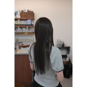 透明感ブラウン/髪質改善カラー