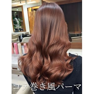 パーマ#パーマスタイル#コテ巻き風パーマ#レイヤーカット