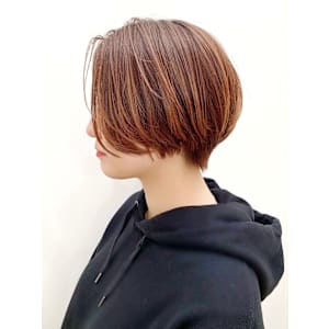 ハンサムショート×ハイライト