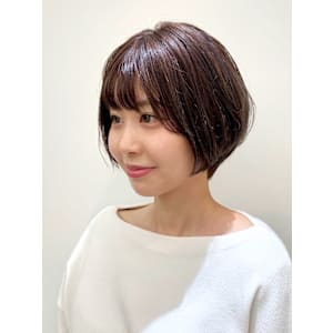大人ショートボブ