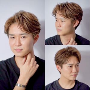 ナチュラルかきあげスタイル - ヒロ銀座バーバーショップ難波店【ヒロギンザバーバーショップナンバテン】掲載中