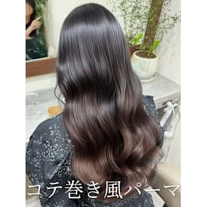 パーマ#パーマスタイル#コテ巻き風パーカット#韓国へア#