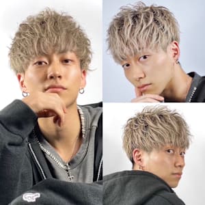 ハイトーン束感ショート