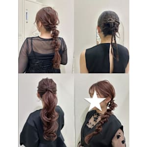 夏祭りヘアセット