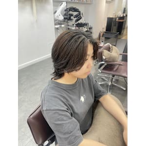 メンズハンサムショート/センターパート