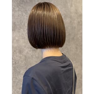 20代30代/黒髪/ミニボブ/前髪ありボブ/縮毛矯正/ - hair salon chic.【ヘアーサロンシック】掲載中
