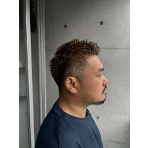 ナチュラルモヒカンショート - メンズサロン West Side Cut Club　 メンズカット/メンズパーマ/眉毛【ウエストサイドカットクラブ　メンズカット　メンズパーマ　マユゲ】掲載中