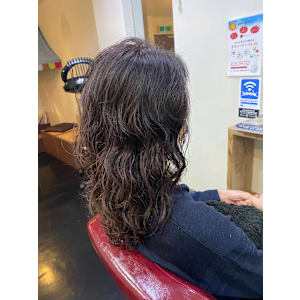 楽ちん簡単ウェーブパーマスタイル