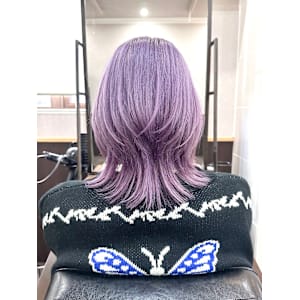 【町田/Luxo by Afinar】ラベンダーカラーウルフ