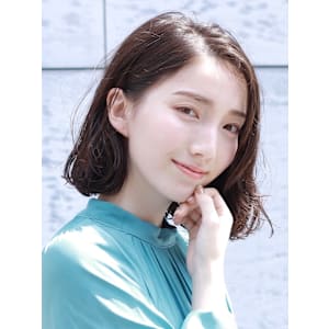 前下がりショート・ボブ/絶壁解消/前髪あり/40代/30代/