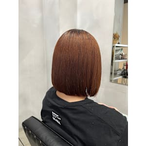 福井駅前店 髪質改善　ブラウンカラー　艶髪　ボブ