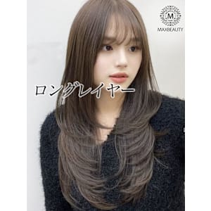 シースルーバングロングレイヤー☆銀座/東京駅