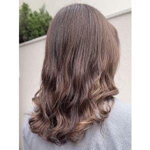 オーダー多数！ミディアムヘアのかわいい【コテ巻き風パーマ】