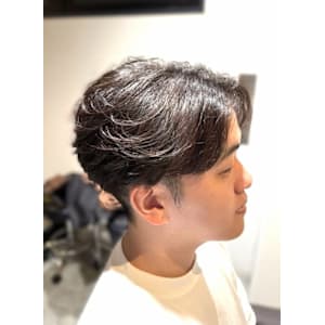 艶感×柔らかフェザーパーマ