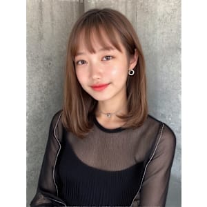 【ivy】ブリーチなしベージュカラー