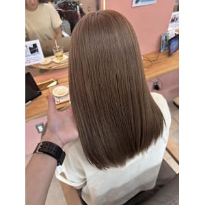 ベージュ/縮毛矯正/髪質改善/ダブルカラー/垢抜けベージュ
