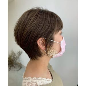 ラベンダーアッシュ×ショート