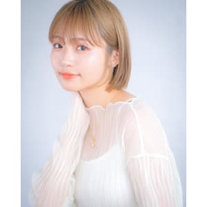 【表参道/松本匡介】ベージュボブ