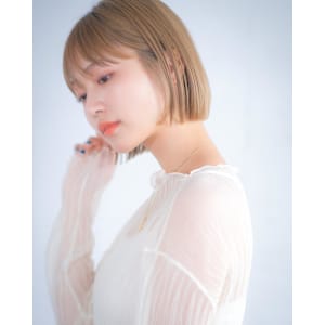 【表参道/松本匡介】ベージュボブ