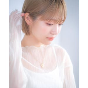 【表参道/松本匡介】ベージュボブ