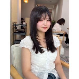 ★夏韓国ヘアレイヤーカット前髪顔周りくびれヘア