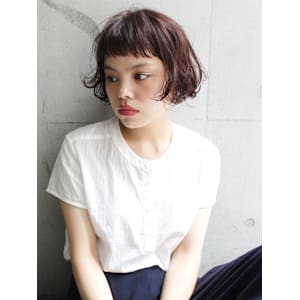 【表参道/松本匡介】オン眉ボブ