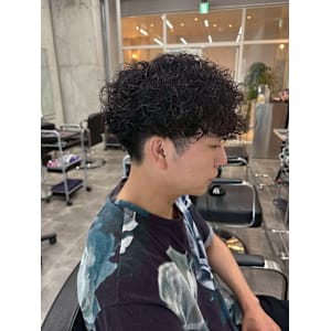 刈り上げマッシュ×波巻きプードル