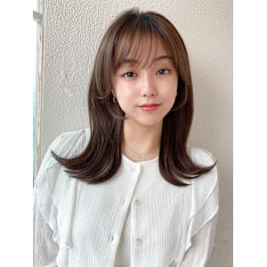 大人かわいいくびれヘアセミロング × ミルクティーベージュ - AFLOAT/L 錦糸町【アフロートエル】【アフロートエル キンシチョウ】掲載中