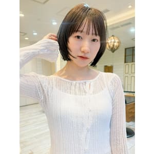 渋谷/ミニウルフ/フェザーパーマ/ボブ/ホワイトグレージュ - Neolive ＆ 渋谷店【ネオリーブアンドシブヤテン】掲載中