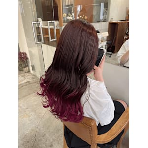《花屋併設》裾カラー - mallow*花屋併設の美容院*【マロウ】掲載中