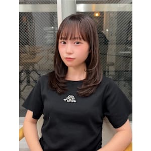 ★結べるレイヤーカット前髪顔周り韓国髪質改善