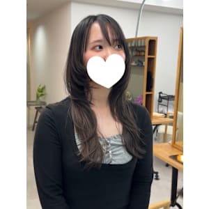 ★夏韓国ウルフハッシュカット/レイヤーカット前髪顔周り