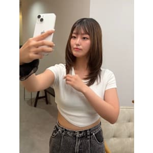 ★夏韓国ヘアハッシュカットレイヤーカット前髪顔周りくびれヘア