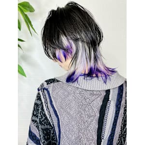 インナーカラー　ウルフ【飯田淳平】Re:ta Hair