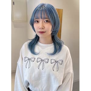 【rizu】スカイブルーカラー/ハイトーン/ウルフレイヤー