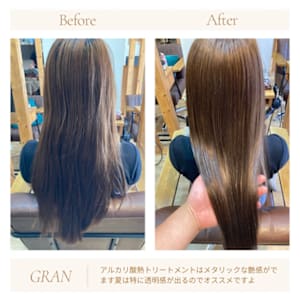 お客様髪質改善データ1873（アルカリ酸熱）