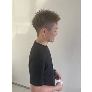 ブリーチ/ベリーショート/メンズ３０代